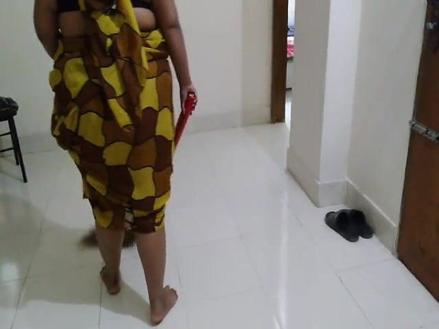 Gujarati maid fucked by owner’s son While She sweeping His Room