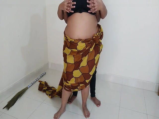 Gujarati maid fucked by owner’s son While She sweeping His Room