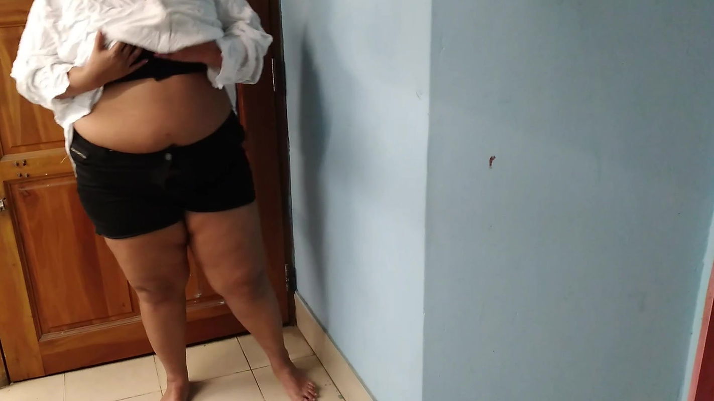 Egyptian teen Student gets a lot of Anal Sex before going to school, then stepbrother helps her big ass fucking