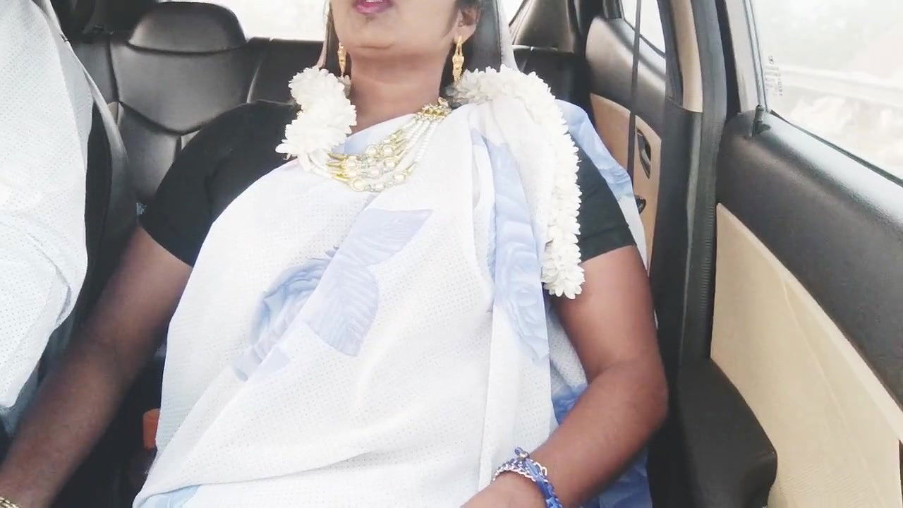 E -2, full video, Car sex, Telugu dirty talks, indian beautiful sexy saree housewife with son in law romantic journey
