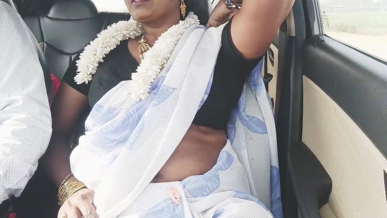 E -2, full video, Car sex, Telugu dirty talks, indian beautiful sexy saree housewife with son in law romantic journey