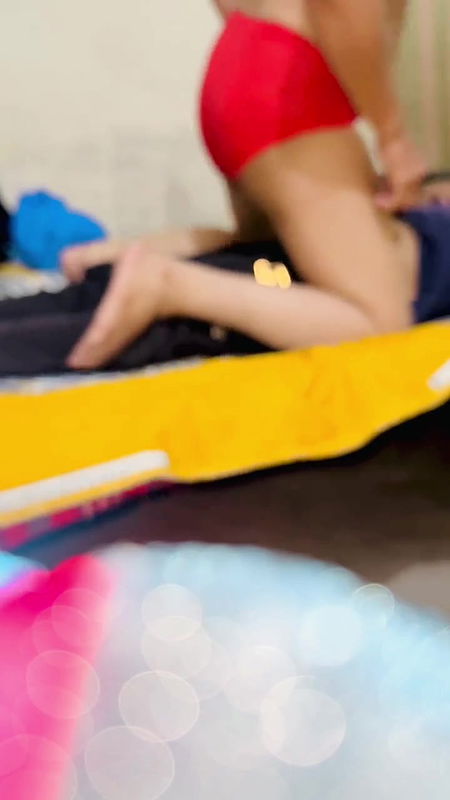 Bhabi tight ass fucking in red panties