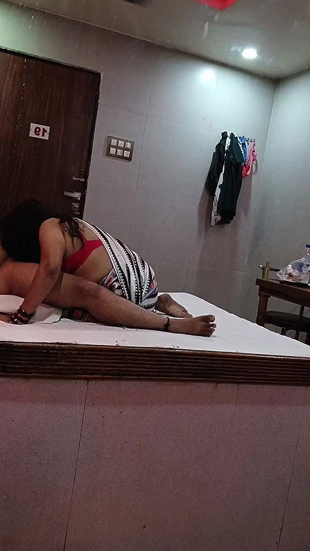 Aunty handjob, blowjob,footjob