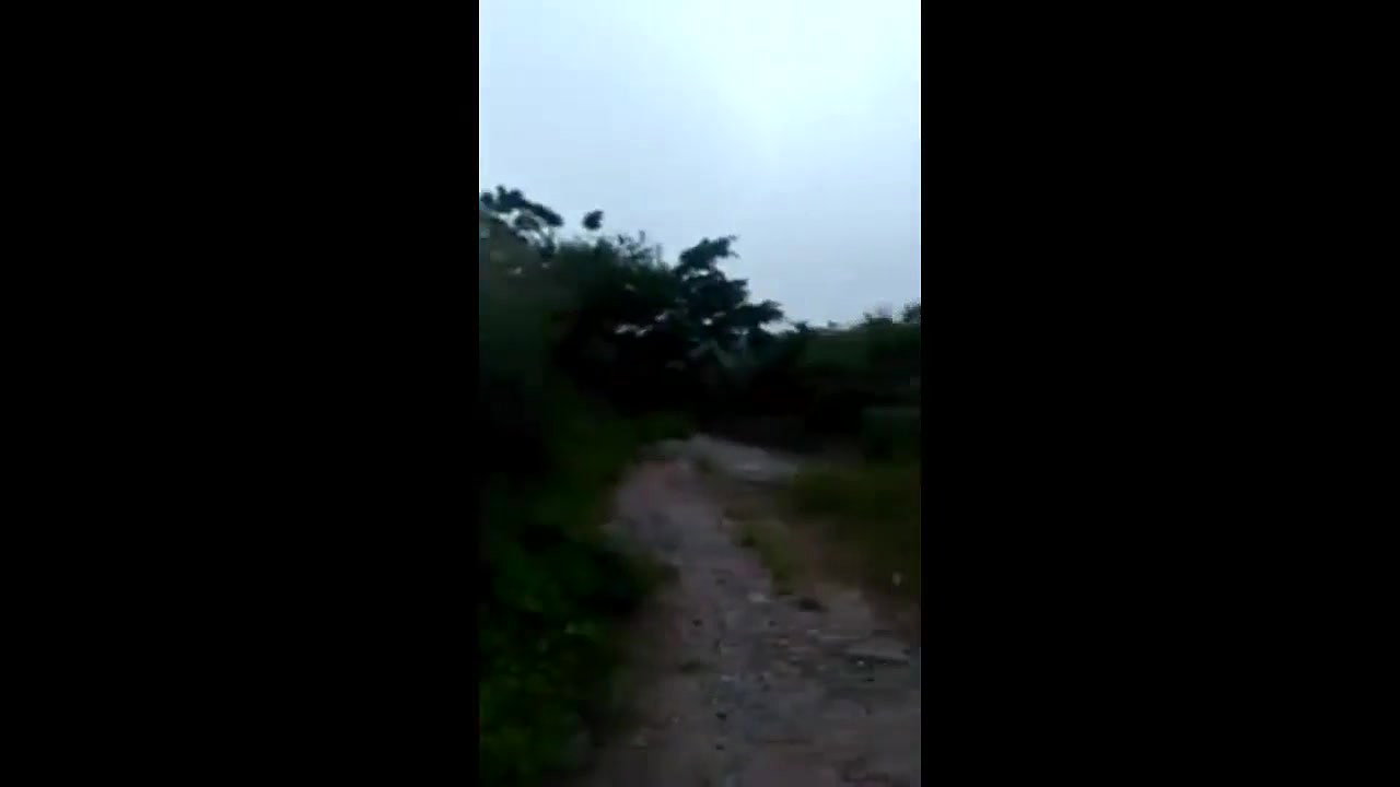 outdoor fun by young couple