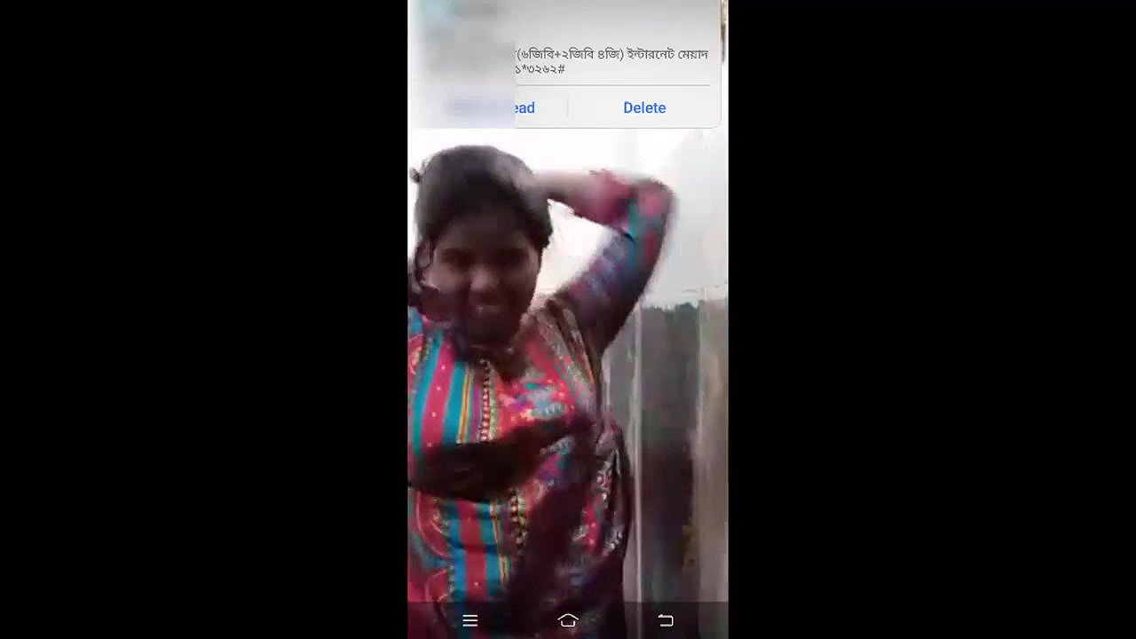 bangla hot video call while in shower