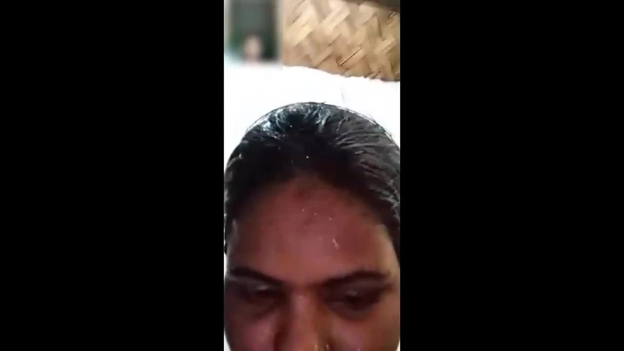 bangla hot video call while in shower
