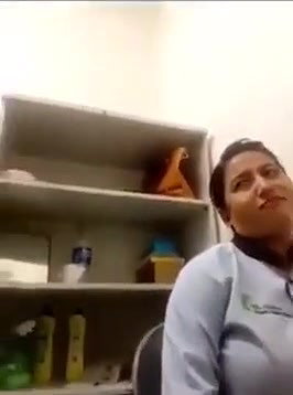 Desi Secratary in UUniform with Boos