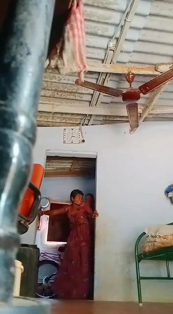 Desi village wife fucking with old father in lw