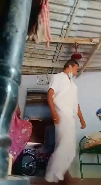 Desi village wife fucking with old father in lw