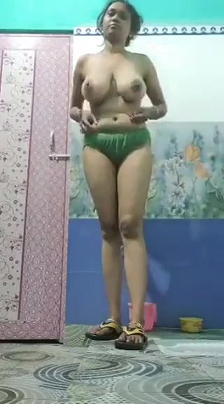 Unsatisfied bhabhi in bathroom