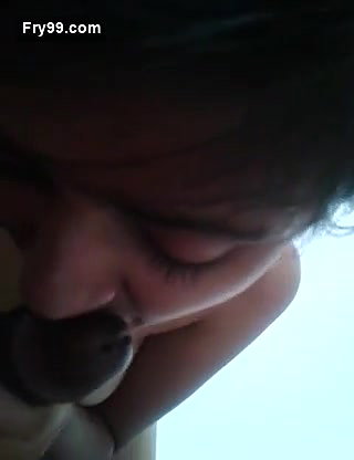 Beautiful girl giving blowjob and handjob