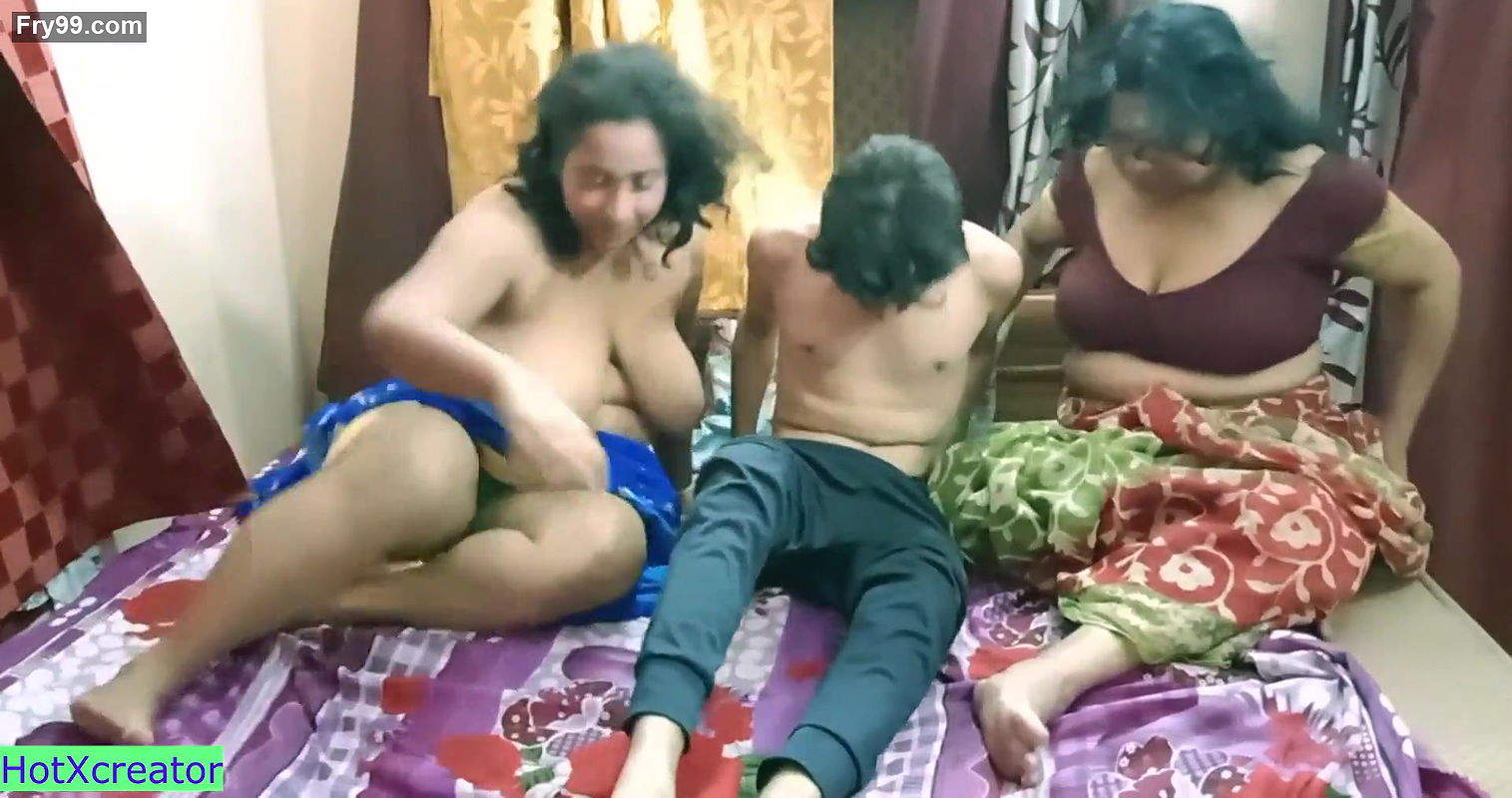 Fucking Bhabhi and her hot stepmom at home! latest Hindi threesome with clear dirty audio