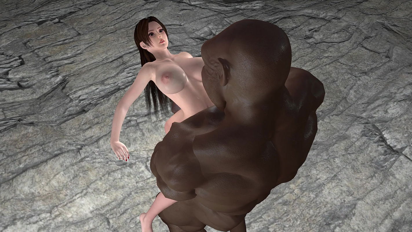 Mai Shiranui impregnated by a Desi cave giant with a huge loads of cum creampies