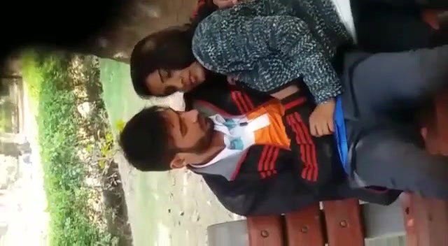 In park Desi lover fun