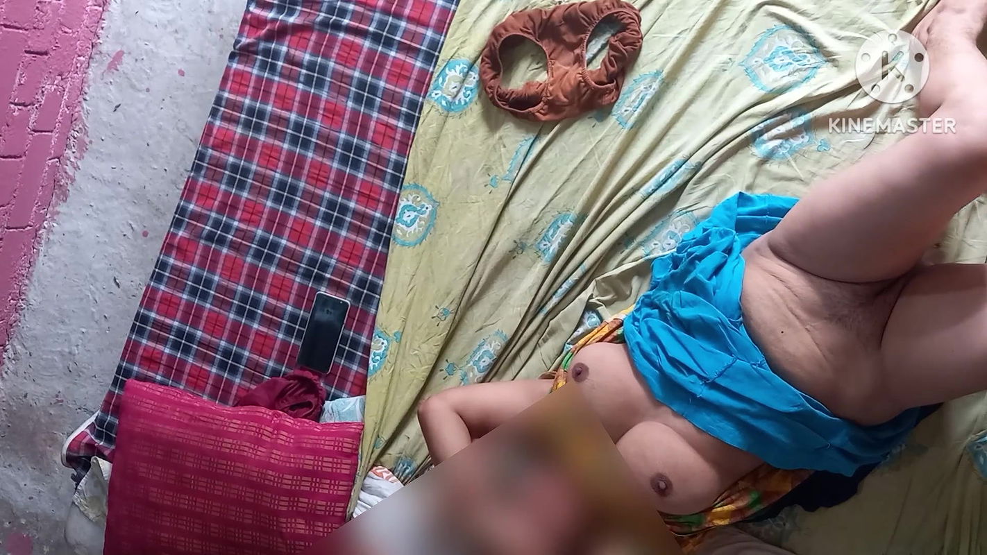 Guy secretly left hot sexy bhabhi at home after having fun with her