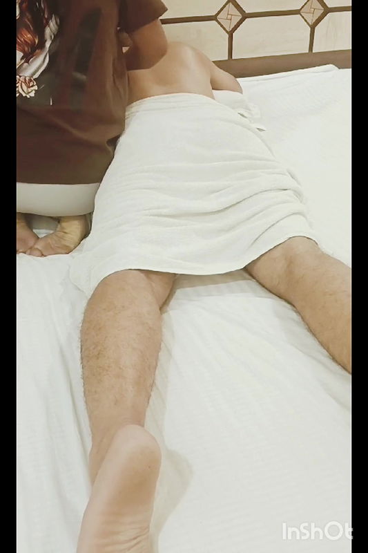 had fun full night with massager girl