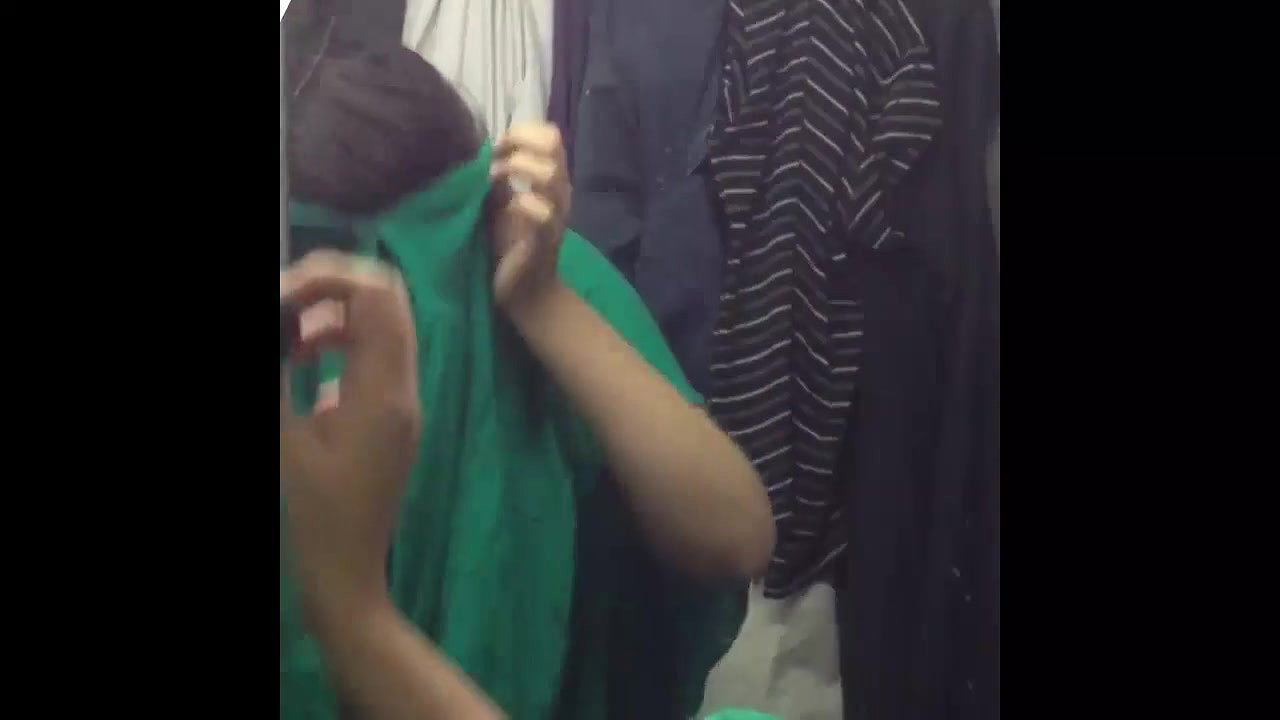filming my cousin changing