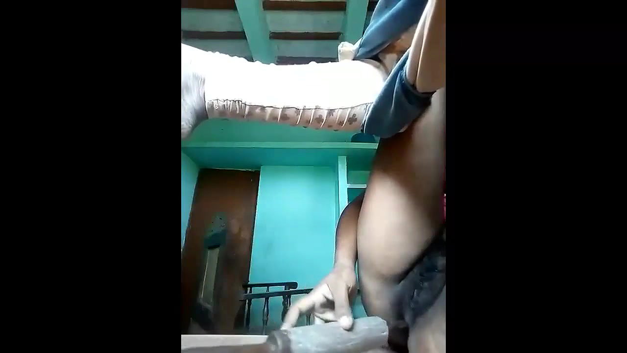 horny girl masturbating with big belon