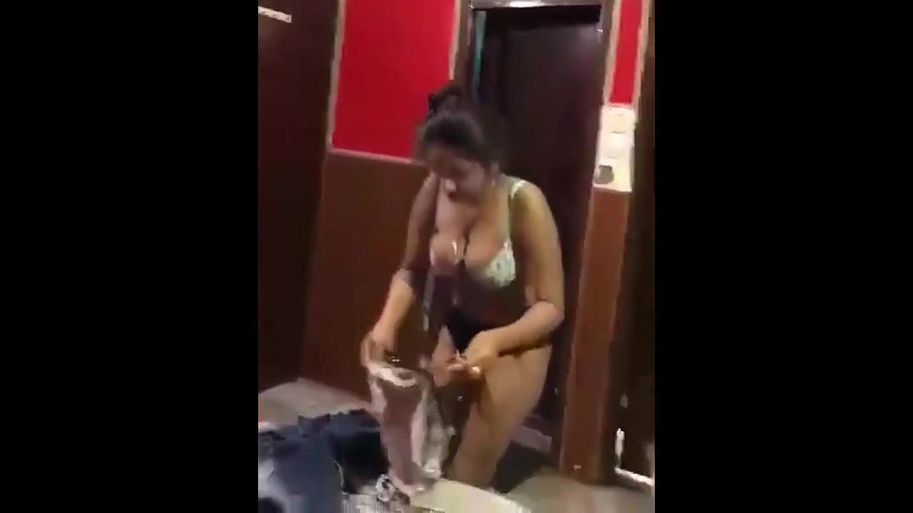 young wife changing after sex