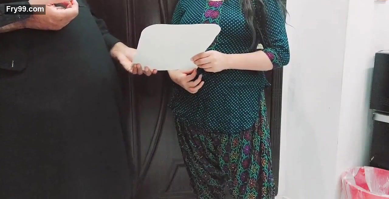 Indian Daughter Punished By Stepdaddy After She Failed In Exams With Hindi Audio