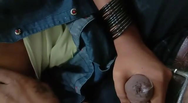 Playing with lover’s dick
