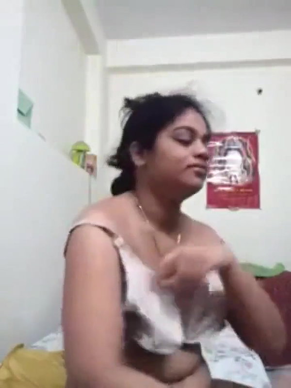 Famous tamil IT girl pressing sucking her own boobs