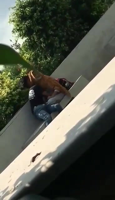 Horny Couple Fucking in Park