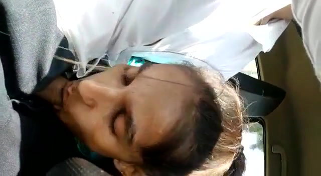Blowjob in running car