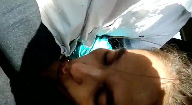 Blowjob in running car
