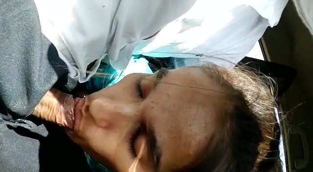 Blowjob in running car