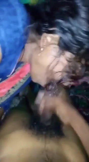 Village Bhabhi Sucking & Cum in Mouth