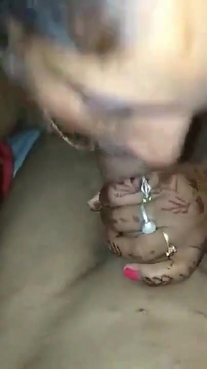 Newly Married Wife Sucking