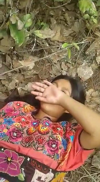 Village Girl Hairy Pussy Captured by Lover Outdoor After Fucking