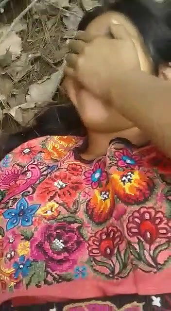 Village Girl Hairy Pussy Captured by Lover Outdoor After Fucking