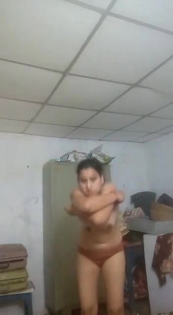 Young girl making video for lover