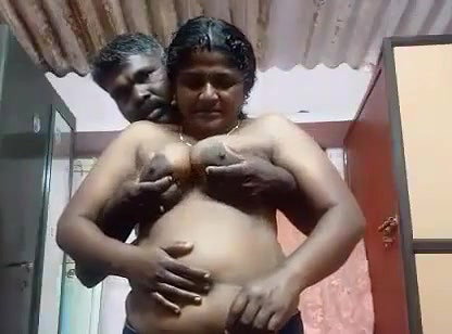 Desi Village lady with Fathrinlw