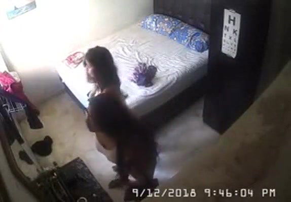 College Girls Having Fun in Hostel CCTV Cam Record