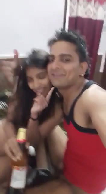 Young lover in hotel