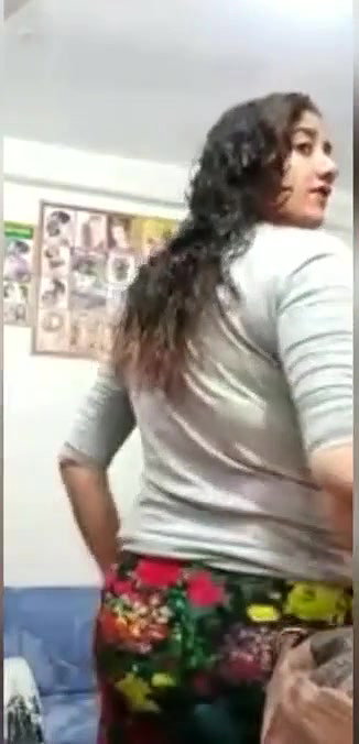 Beautiful girl showing