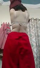 Desi Bhabhi Strip Salwaar Showing Fat Ass3