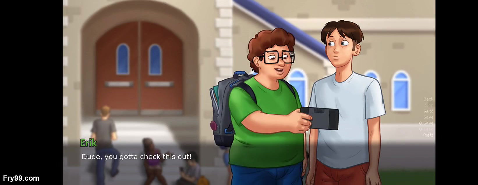 summertimesaga big booby stepmomg gives tight hug & sexy neighbourer by sassyvid21