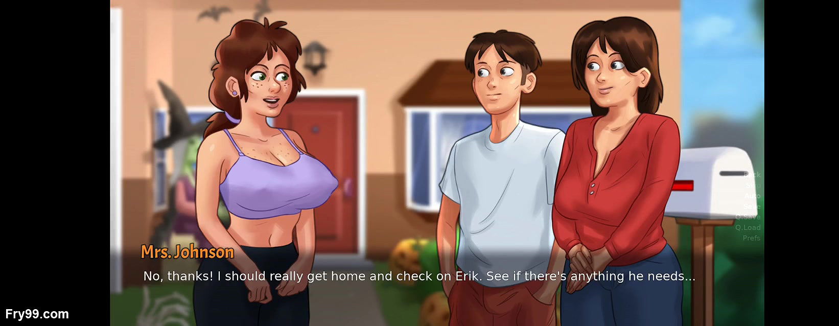 summertimesaga big boobs stepmom in shower & playing with judith’s boobs