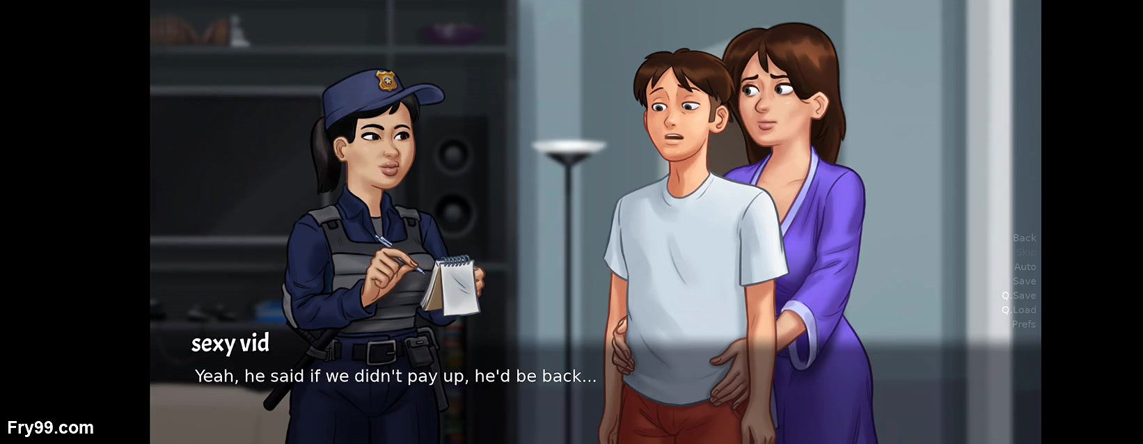 summertimesaga big boobs stepmom in shower & playing with judith’s boobs