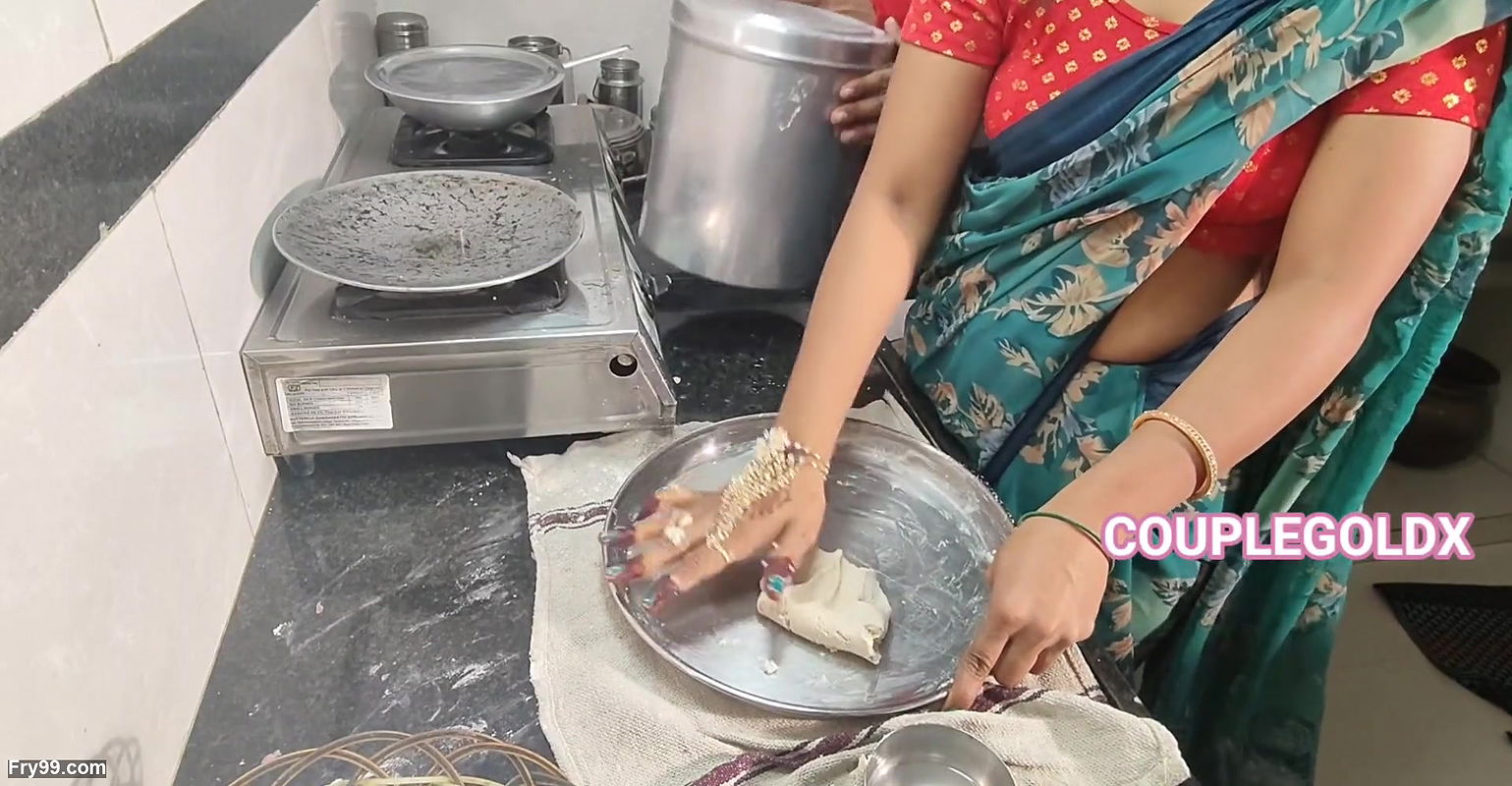 The new husband was weeing in the kitchen on the soft road