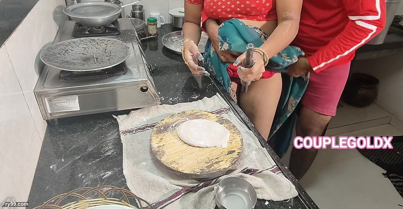 The new husband was weeing in the kitchen on the soft road