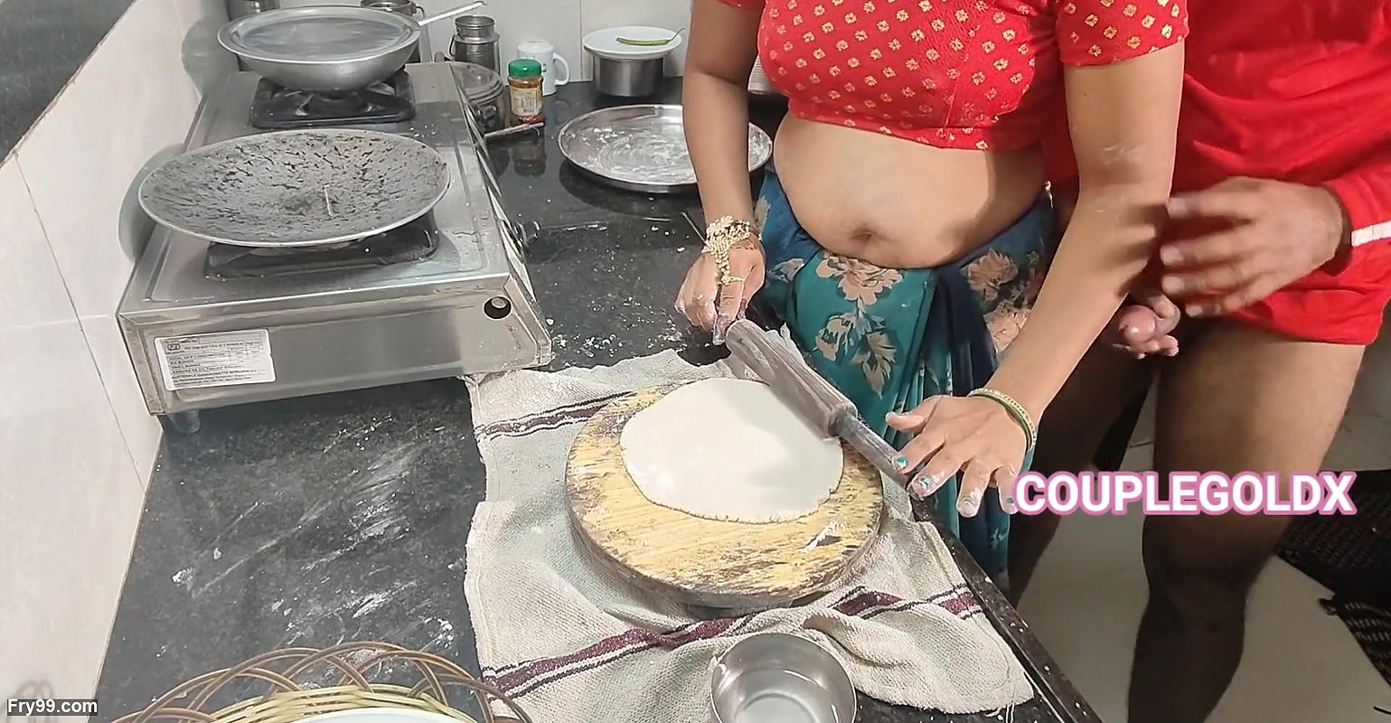 The new husband was weeing in the kitchen on the soft road