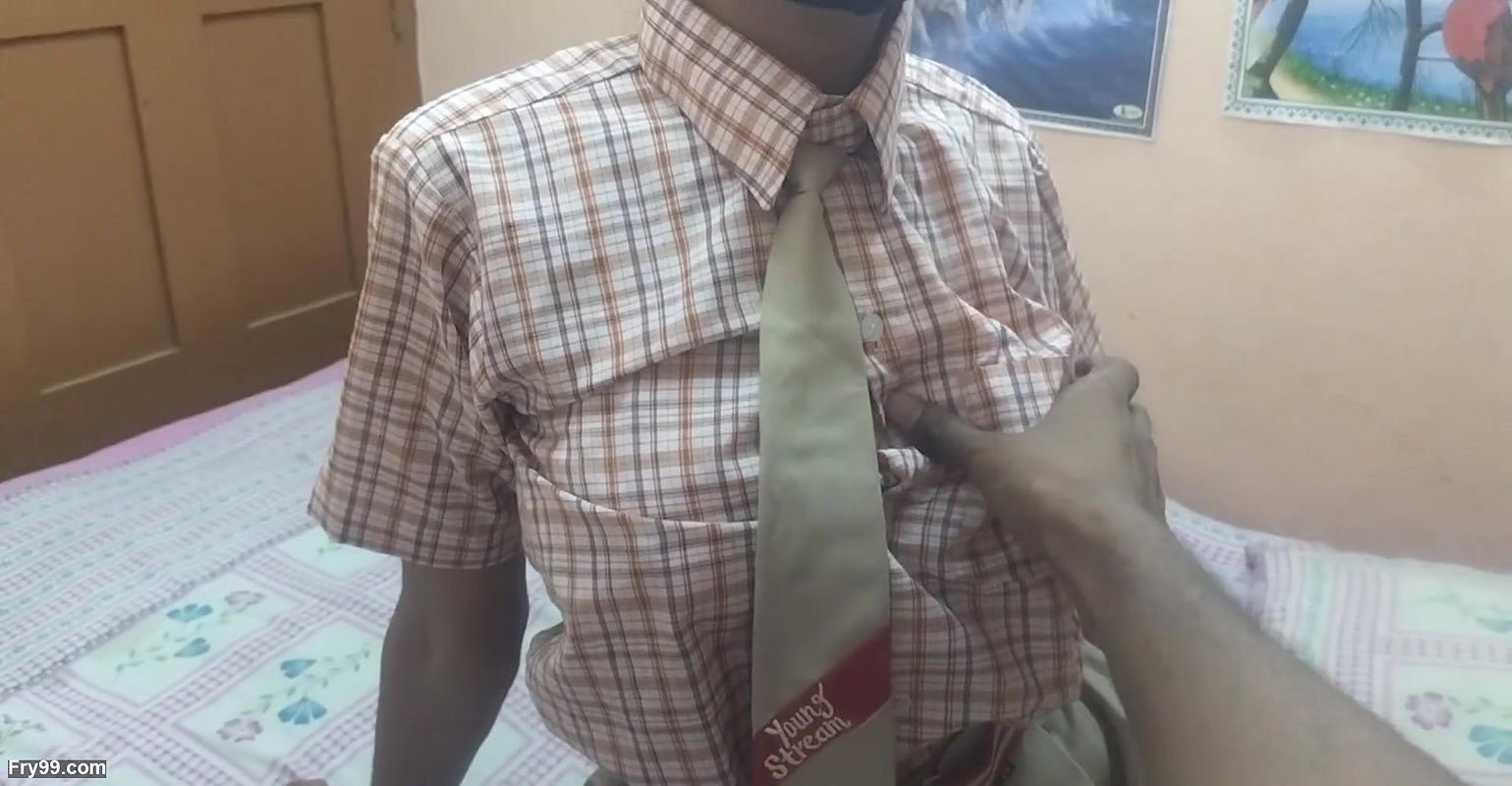 Teasing his hot young native girlfriends in school pressed the cheeks and his fuck