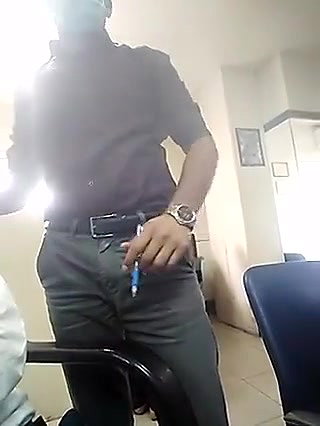 Boss grabbing employee ass
