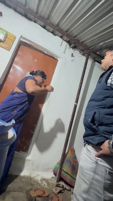 Stepmom Fucked by Stepson in Dark Night in Her Room She Was Waiting for Her Husband and I