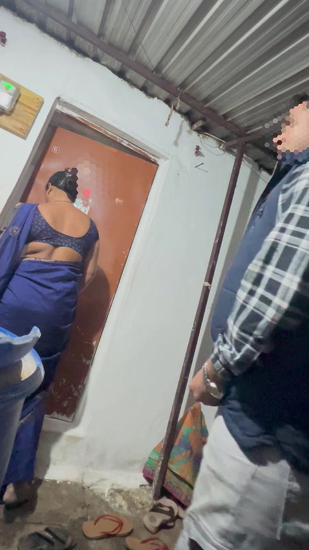 Stepmom Fucked by Stepson in Dark Night in Her Room She Was Waiting for Her Husband and I